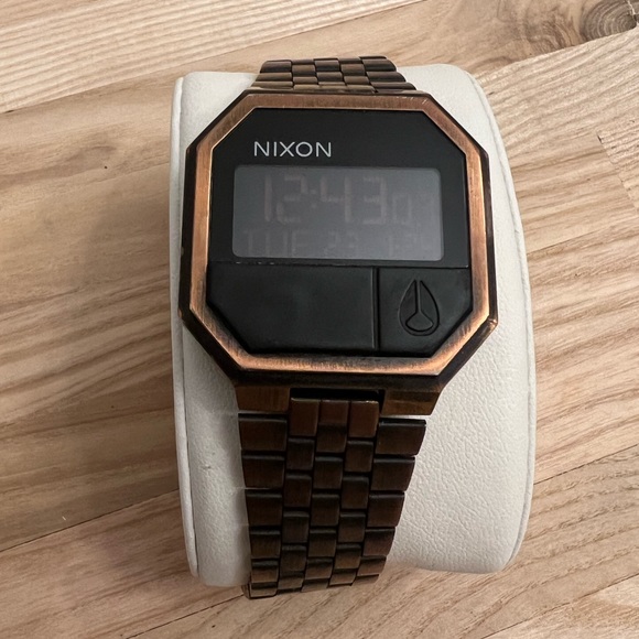 Nixon Accessories Nixon Mens Watch Antique Copper Digital Robot